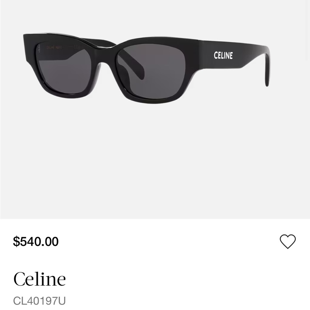 Celine Dark Gray Sunglasses